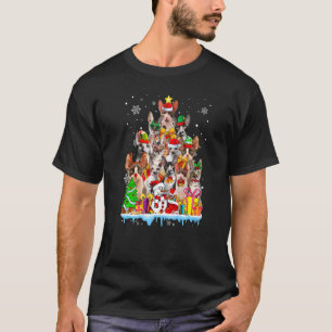 Catmas Cornish Rex Cat Christmas Tree Xmas Girls T-Shirt
