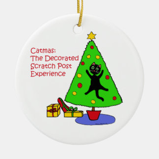 Catmas Experience Ceramic Tree Decoration