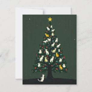 Catmas Tree – The Purrfect Holiday Greeting Card