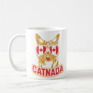 Catnada Canadian Cat Animal Canada Day Canada  Coffee Mug
