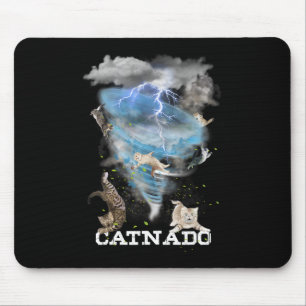 Catnado Funny Best Graphic Cute Cat Lover Mouse Mat