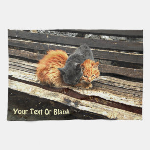 Catnap Cuties Tea Towel