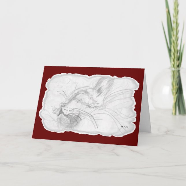 CatNap Greeting Cards (Front)