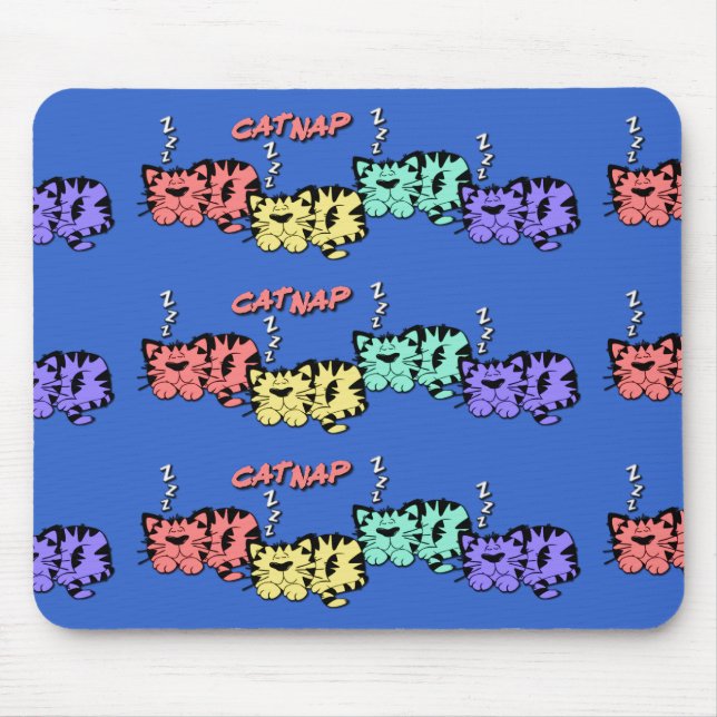 CatNap-Mouse Pad Mouse Mat (Front)