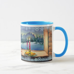 CATNAP & SNOWFLAKES by SHARON SHARPE Mug
