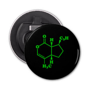 Catnip Nepetalactone Molecular Chemical Formula Bottle Opener