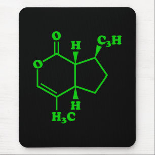 Catnip Nepetalactone Molecular Chemical Formula Mouse Mat