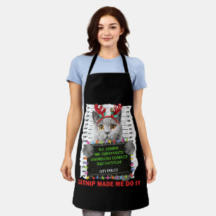 Catnip Ugly Christmas For Cat Mum Cat Dad Cat Love Apron