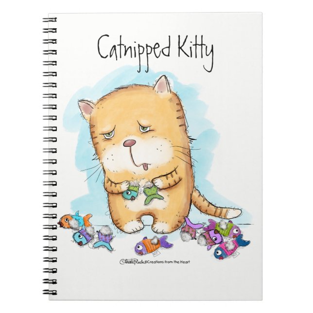 Catnipped Kitty Notebook (Front)