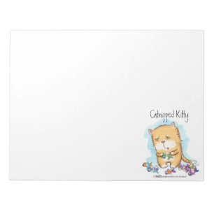 Catnipped Kitty Notepad