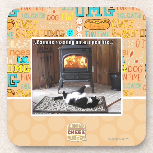 Catnuts roasting coaster (Front)