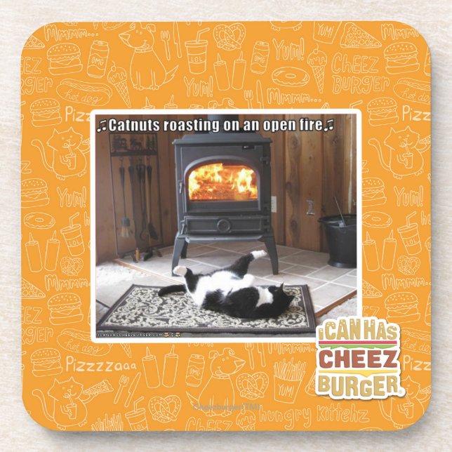 Catnuts roasting coaster (Front)