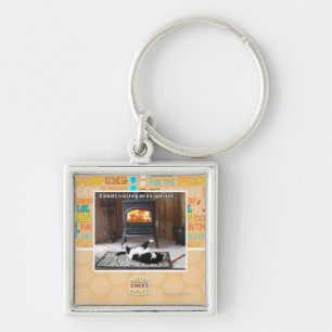 Catnuts roasting key ring