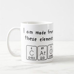 Cato periodic table name mug