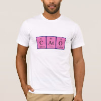 Cato periodic table name shirt