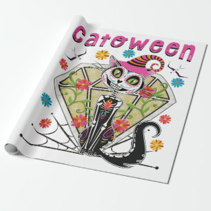Catoween Halloween Wrapping Paper