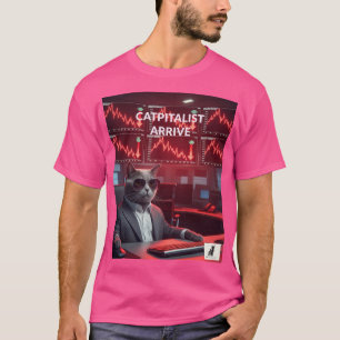 Catpitalist : Market Crash Comedy - Funny Finance T-Shirt