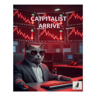 Catpitalist : Market Crash Comedy - Poster Finance
