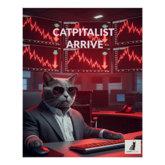Catpitalist : Market Crash Comedy - Poster Finance