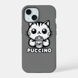 Catpuccino 1 iPhone 15 case