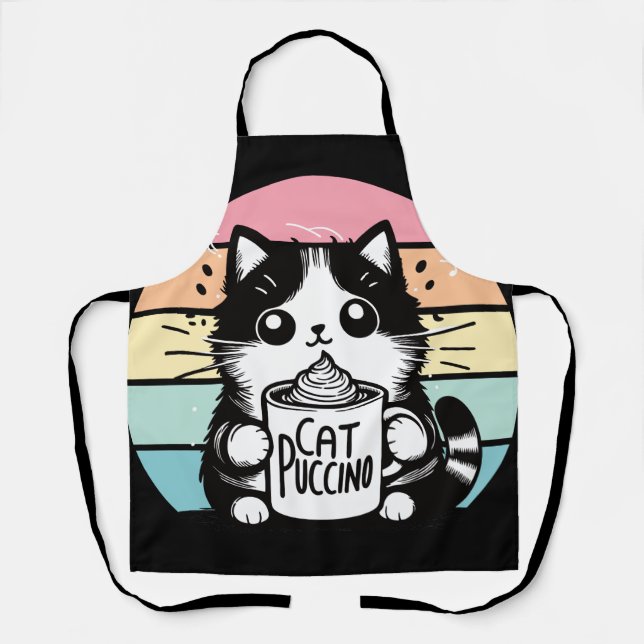 Catpuccino 3 apron (Front)