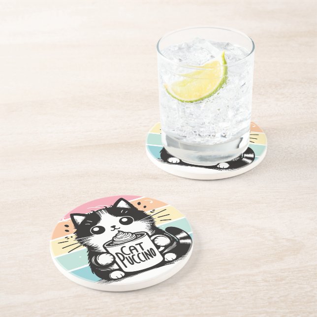 Catpuccino 3 coaster (Side)