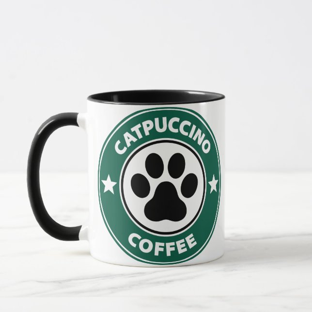 Catpuccino Coffee Mug (Left)