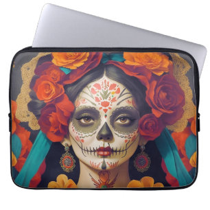 Catrina Day Of The Dead 1 Laptop Sleeve