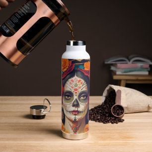 Catrina Day Of The Dead 1 Water Bottle