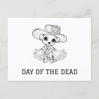 Catrina - Day of the Dead Holiday Postcard