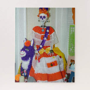 Catrina on a Donkey Jigsaw Puzzle