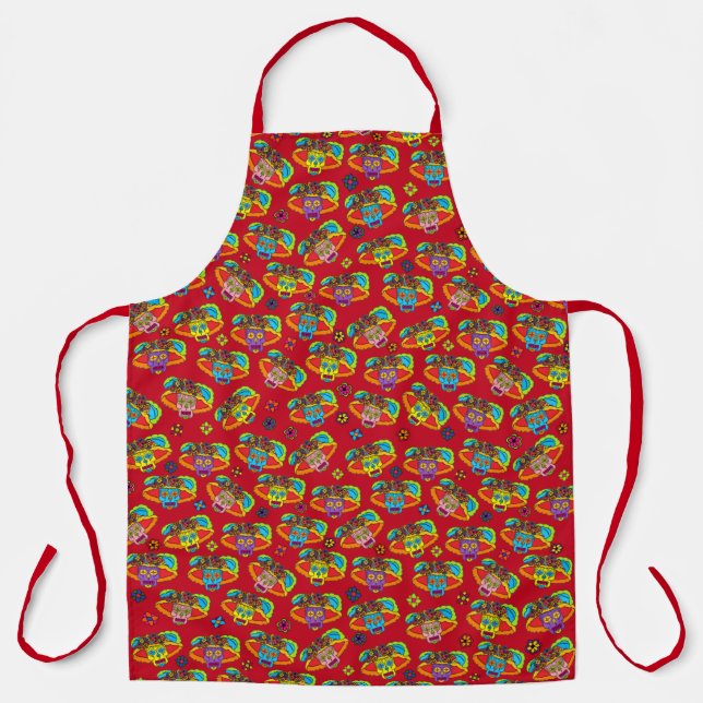 Catrina Sugar Skulls Apron (Front)