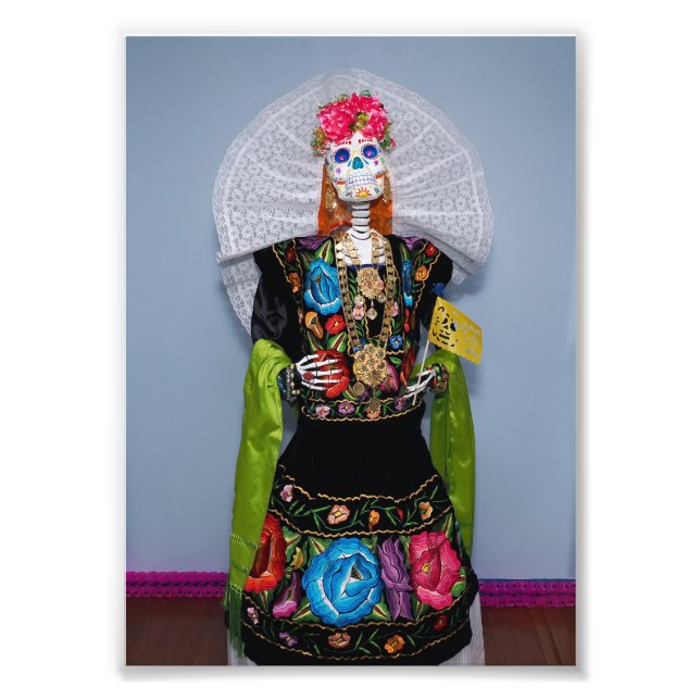 Catrina Tehuana  Photo Print (Front)