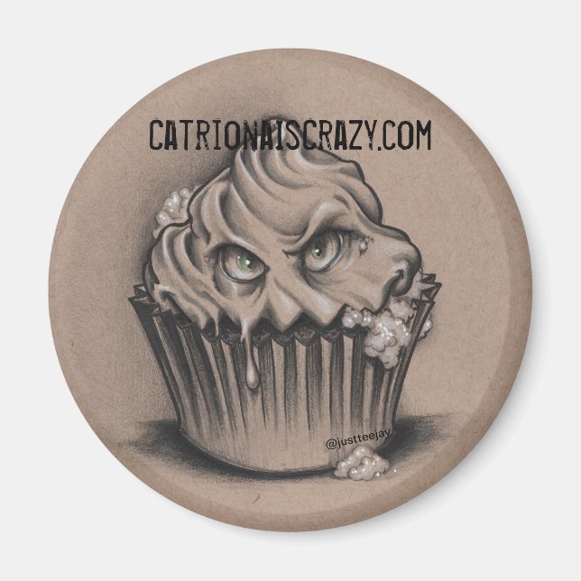 CatrionaIsCrazy round   Magnet (Front)