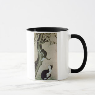 Cats, 17th century (ink on silk) mug