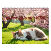 Cats 2025 calendar
