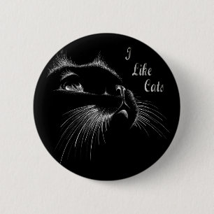 Cats 6 Cm Round Badge