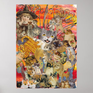 Cats a Plenty Print