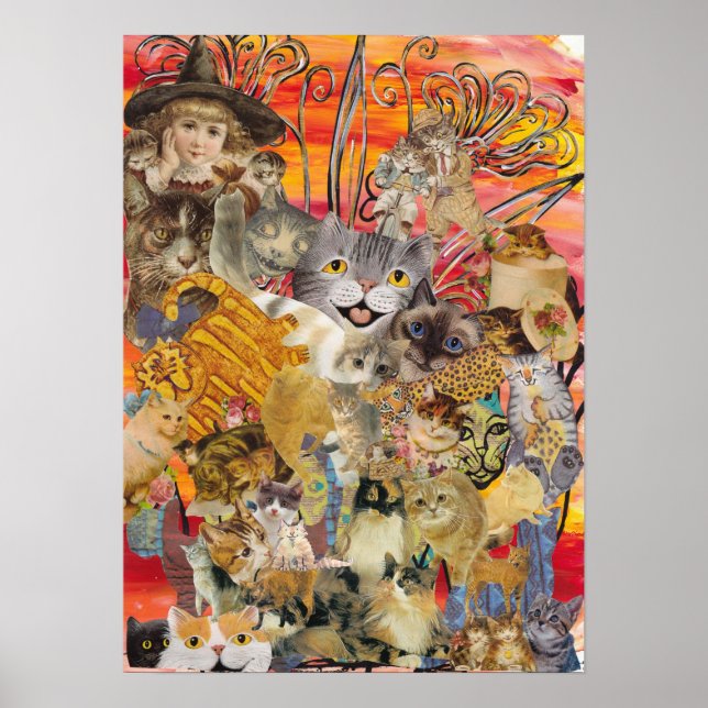 Cats a Plenty Print (Front)