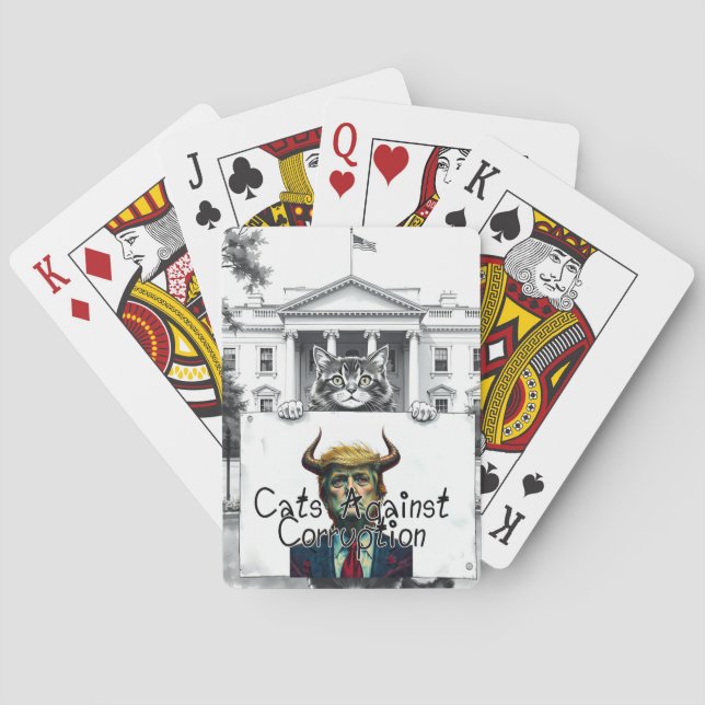 Cats Against Corruption  Playing Cards (Back)
