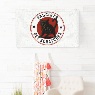 Cats Against Fascists Banner