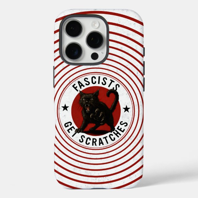 Cats Against Fascists Case-Mate iPhone Case (Back)