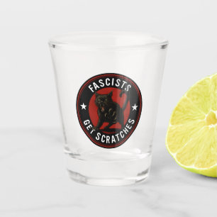 Cats Against Fascists Shot Glass