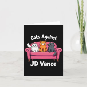 Cats Against J.d. Vance Childless Cat Ladies Couch Card
