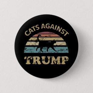 Cats Against Trump 6 Cm Round Badge