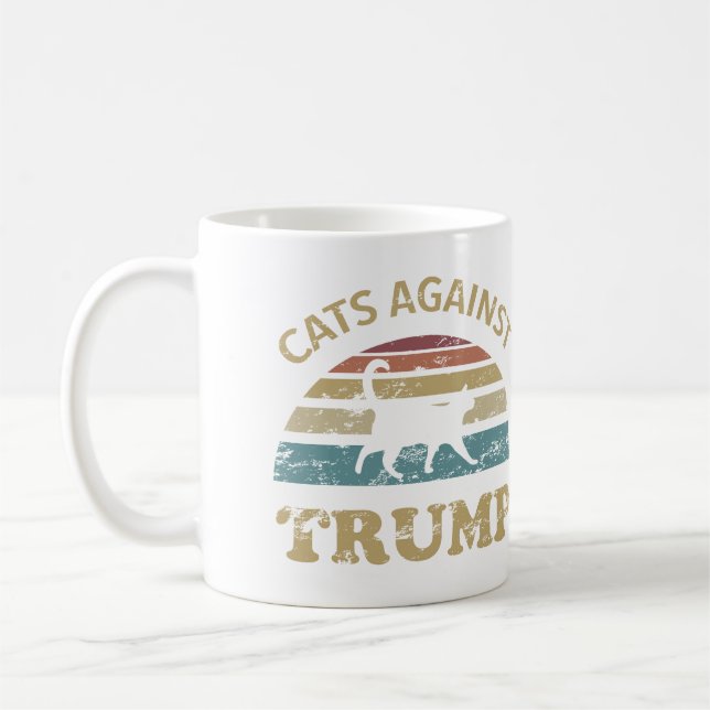 Cats Against Trump Coffee Mug (Left)