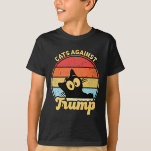 Cats Against Trump Funny Anti Trump 2020 Election T-Shirt