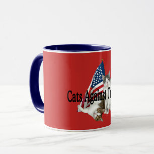 "Cats Against Trump" Mug