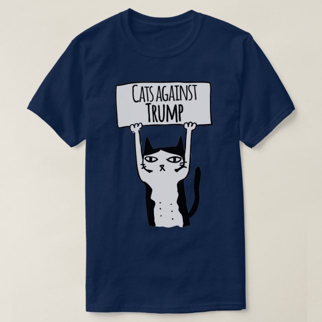 Cats Against Trump T-Shirt (Design Front)