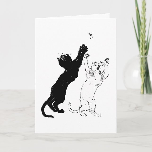 Cats, Alexandre Steinlen Card (Front)